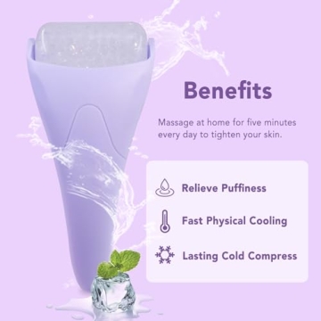 Huefull Ice Roller for Face Puffiness Relief and Massage