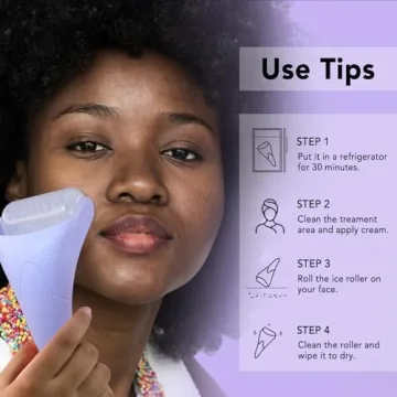 Huefull Ice Roller for Face Puffiness Relief and Massage