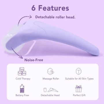 Huefull Ice Roller for Face Puffiness Relief and Massage