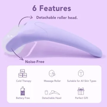 Huefull Ice Roller for Face Puffiness Relief and Massage