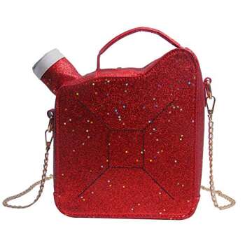 KUANG! Women's Fashion Sequin Crossbody Handbag - Fun Gasoline Shoulder Bag for Women