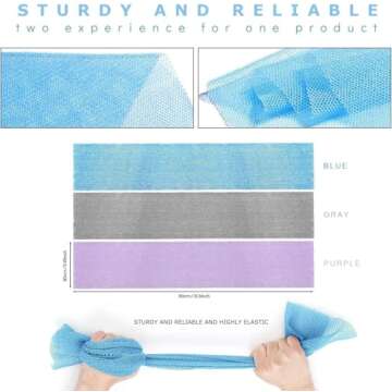 Vibrant African Exfoliating Nets for Daily Skin Care