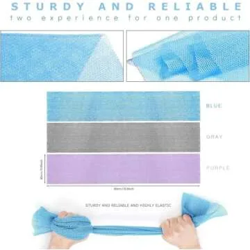 Vibrant African Exfoliating Nets for Daily Skin Care