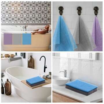 Vibrant African Exfoliating Nets for Daily Skin Care