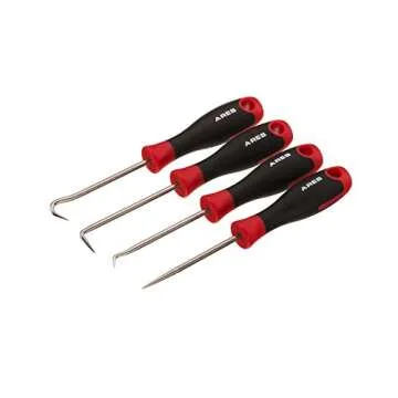 ARES 70256 Precision Hook and Pick Set - 4 Piece Tool Set