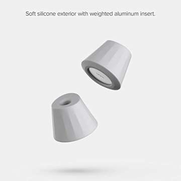 UPPERCASE Designs NimbleStand Vertical Stand Compatible with Apple Pencil with/Without Sleeve or Grip (Cloud Gray)