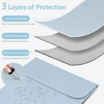 HYZUO 13 Inch Laptop Sleeve for MacBook Pro & Air