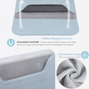 HYZUO 13 Inch Laptop Sleeve for MacBook Pro & Air