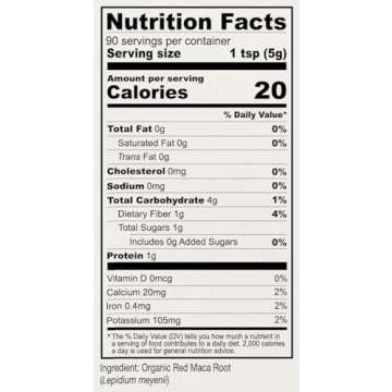 Organic Red Maca Powder - Natural Energy Booster