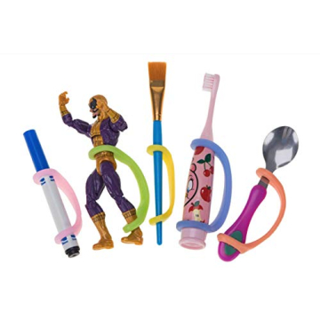 EazyHold Silicone Adaptive Aid Universal Cuff for Limited Hand Mobility, Cerebral Palsy, Stroke, Ped...