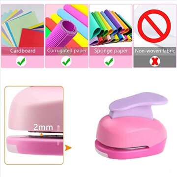 CADY Crafts 5/8-Inch Triangle Paper Punch for Versatile Designs