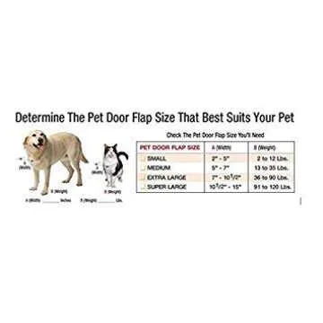 Ideal Pet Products Aluminum Pet Patio Door, Adjustable Height 77-5/8" to 80-3/8", 7" x 11-1/4" Flap Size, White