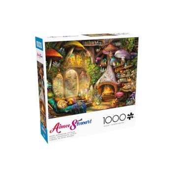 Buffalo Games - Aimee Stewart - Merry Mushroom Cottage - 1000 Piece Jigsaw Puzzle for Adults - Challenging Puzzle Perfect for Game Nights - Finished Size is 26.75 x 19.75