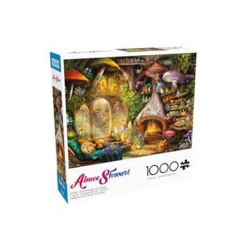 Buffalo Games - Aimee Stewart - Merry Mushroom Cottage - 1000 Piece Jigsaw Puzzle for Adults - Challenging Puzzle Perfect for Game Nights - Finished Size is 26.75 x 19.75