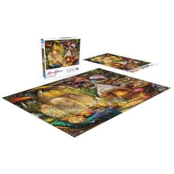 Buffalo Games - Aimee Stewart - Merry Mushroom Cottage - 1000 Piece Jigsaw Puzzle for Adults - Challenging Puzzle Perfect for Game Nights - Finished Size is 26.75 x 19.75