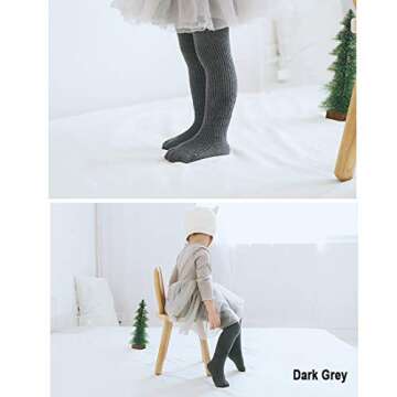 EPEIUS Baby Girls Seamless Tights - Comfort Meets Style