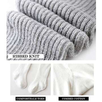 EPEIUS Baby Girls Seamless Tights - Comfort Meets Style