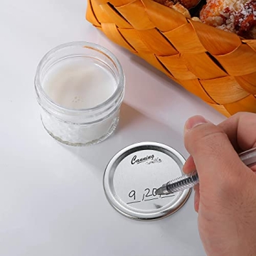 Reliable 128-Count Canning Lids for Mason Jars - Airtight Seal