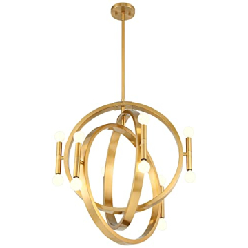 Possini Euro Design Aura Modern Gold Chandelier