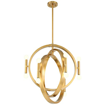 Possini Euro Design Aura Modern Gold Chandelier