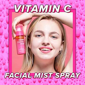 I DEW CARE Thirst Things First Facial Mist Spray | Gift, Revitalizing Vitamin C Face Mist w/Lemon Pe...