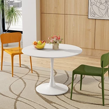 Shop DKLGG 42" Modern Round Dining Table for 4-6