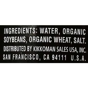 Kikkoman Organic Naturally Brewed Soy Sauce, 10 Ounce