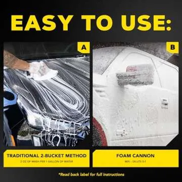Meguiar's Gold Class Car Wash, Car Wash Foam for Car Cleaning - 1 Gallon Container