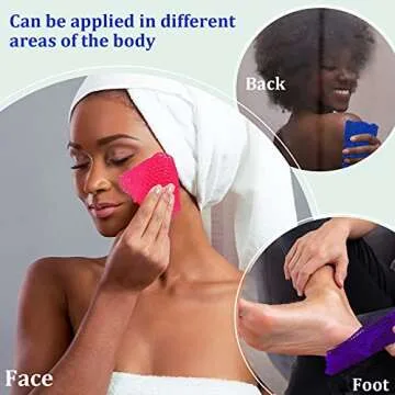 Exfoliating African Net Bath Sponge Set - 4 Pieces