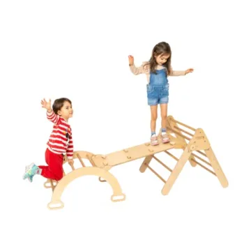 Smartwoodstore Toddler Climbing Set Indoor Playground Fun