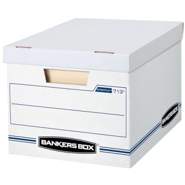 Bankers Box 6 Pack - Premium File Storage Solution, Durable, Easy Assembly