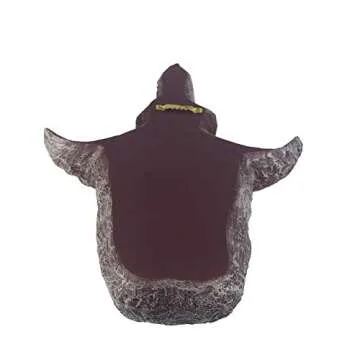 jinhuoba Tree Face Decors Wild Bird Feeders, Whimsical Big Eyes Old Man Face for Tree Hugger Yard Art Garden Sculptures