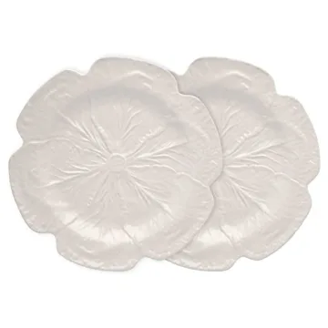 Bordallo Pinheiro Cabbage Charger Plate Set of 2