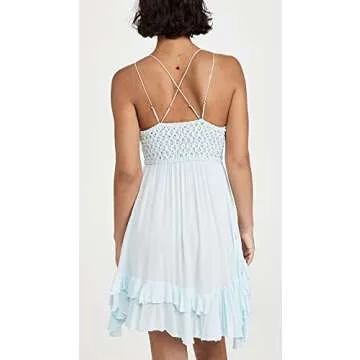Free People Women's Adella Slip Seawashed SM One Size