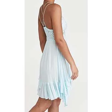 Free People Women's Adella Slip Seawashed SM One Size