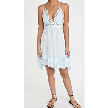 Free People Women's Adella Slip Seawashed SM One Size