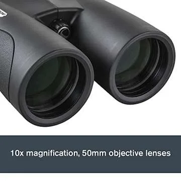 Celestron–Nature DX ED 10x50 Premium Binoculars – Extra-Low Dispersion Objective Lenses–Outdoor and Birding Binocular–Fully Multi-Coated with BaK-4 Prisms–Rubber Armored–Fog & Waterproof Binoculars