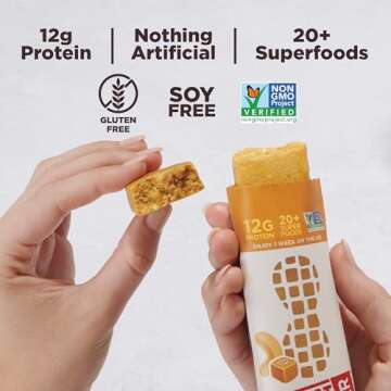 Perfect Bar Original Refrigerated Protein Bar, Salted Caramel, 2.2 Ounce Bars, 8 Count