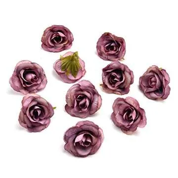 Silk Flowers in Bulk Wholesale Mini Silk Gradient Orchid Artificial Flower Head for Wedding Decoration DIY Wreath Accessories Craft Fake Flowers 30pcs 1.18inch (Multicolor)