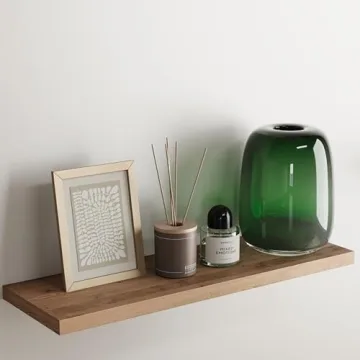 Relexome Dark Green Glass Flower Vase for Home Decor