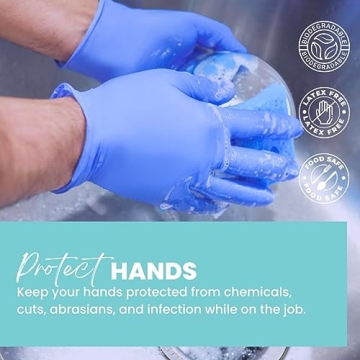 Eco Gloves Biodegradable Nitrile Disposable Gloves for All