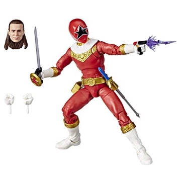 Power Rangers Lightning Collection Zeo Red Ranger 6-Inch Premium Collectible Action Figure Toy with ...