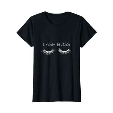 Women's Lash Boss Extensionist Eyelash Artist T-Shirt