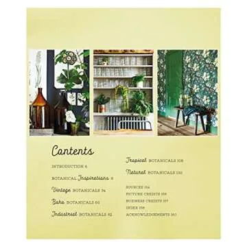 Botanical Style: Inspirational decorating with nature, plants and florals