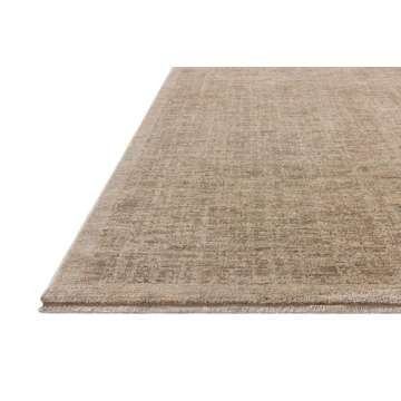 Loloi II Winston Collection WIT-01 Taupe/Bone 2'-7" x 8'-0" Runner Rug, .38" Pile Height, Soft, Durable, Non-Shedding, Easy Clean, Rug for Living Room