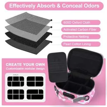 Large Smell Proof Bag with 11 Accessories by BOYISTARG