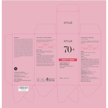 Anua Peach 70 Niacinamide Serum Brightening Hydrating Face Care