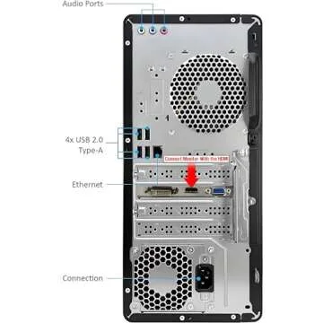 HP Pavilion Desktop Tower i7, 32GB RAM, 1TB SSD