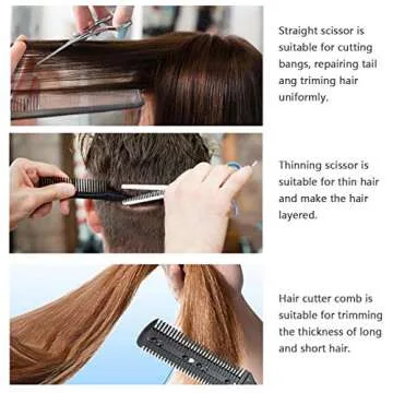 11-Piece Professional Hair Cutting Scissors Set