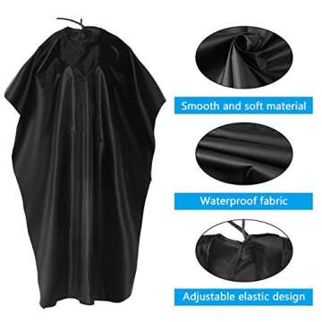 Professional Hair Cutting Scissors Set 11 Pcs Haircut Scissors Kit with Cutting Scissors, Thinning Shears, Comb,Cape, Clips, Hairdressing Shears Kit